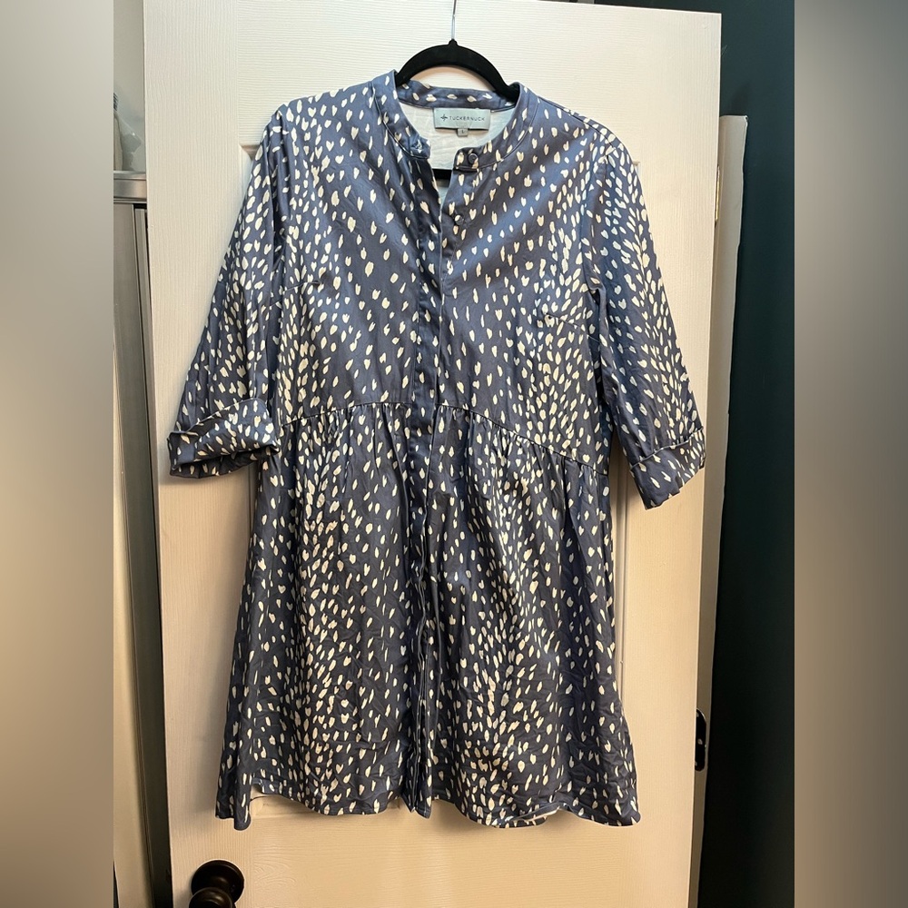 Tuckernuck Blue Antelope Mini Dress - L